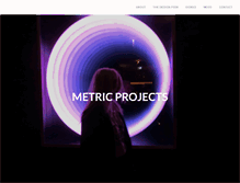 Tablet Screenshot of metricprojects.com